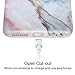 iPhone 6s Plus Case, Imikoko™ Flexible Case Print Crystal for iPhone 6s Plus (5.5 inch) - White Marble Pattern Slim Fit Snap On Hard Shell Back Case for iPhone 6/6S Plus (Pink)