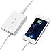 iMuto 50W/10A 6-Port USB Wall Charger, Multi-Port USB Charger Desktop Charging Station for Smartphones, Tablets and More