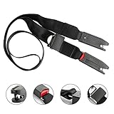Locisne ISOFIX Belt Latch, ISOFIX Latch Connector, Car Booster Seat Strap with Strong Hooks and Durable Nylon Belt, Child Car Safety Seat Connector for Fixed Child Car Seats