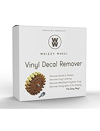 Borrador de goma para quitar calcomanías en minutos, 4 pulgadas de diámetro Kit de eliminación de calcomanías, stickers y vinilos The Whizzy Wheel Car