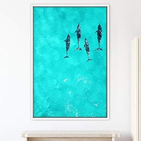 signwin Framed Canvas Wall Art Fish on The...