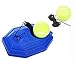 CIMERAC Tennis Trainer,Tennis Equipment,Tennis Ball Trainer,Practice Training Tool Sport Exercise, Tennis Base with A Rope Self-Study Tennis Rebound Player with Trainer Baseboard + 2 Training Ball