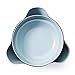 Astra Gourmet Double Dish Nut Pistachio Pedestal Snack Dish Olive Nut Server Serving Bowl, Blue