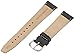 Voguestrap TX48319BK Allstrap 19mm Black Regular-Length Padded Genuine Calf Watchband