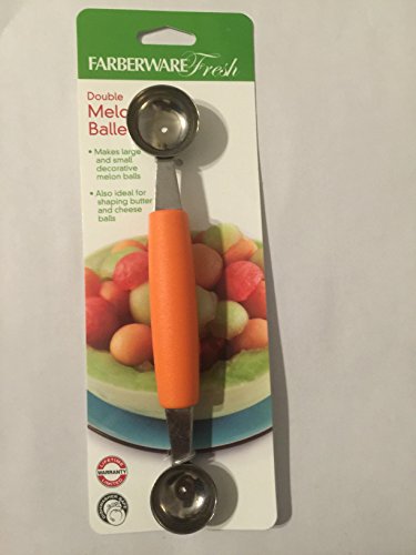 Farberware 5106855 Fresh Double Melon Baller, Orange