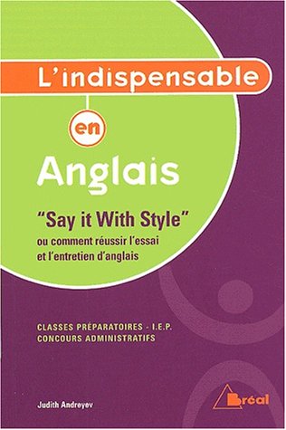 L' indispensable en anglais