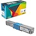 Do it Wiser Compatible Printer Toner Cartridge Replacement for OKI Okidata C332dn C332 MC363dn MC363 Printers - 46508704, 46508703, 46508702, 46508701 (4-Pack)