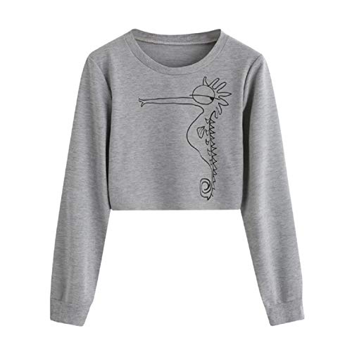 image for Tsmile Lightning Deals Tsmile Women Pattern Print Sweatshirt Plus Size