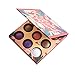 Febble 9 Color Smokey Mineral Beach Baked Makeup Eyeshadow Palette (001)