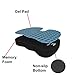 Seat Cushion For Car Office Chair Home | Tailbone Coccyx Lumbar Support Pillow Lower Back Pain Relief | Therapeutic Grade Memory Foam | Black Washable Cover By TheraCushion