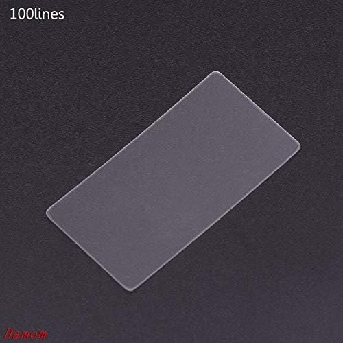 36x38mm Nano Engraving PET Trasmission Diffraction Grating Ultra Precision (100 lines)