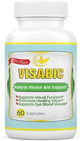 Advanced Eyesight Supplement. Visabic Vision Formula Is for Eyesight Improvement and Vision Support. Special Blend of The Following Vision Vitamins - Bilberry Lutein, Grape Seed Extract, L-Taurine, Vitamin A (beta carotene), Quercetin Dihydrate, Bilberry, N-Acetyl-L-Cysteine (nac), Lycopene and Zinc (aspartate)- 60 Capsules - Essential Eye Vitamins - 30 Day Supply