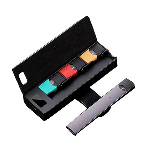 SHIODOKI JUUL Travel case Portable Power Bank and Pod Holder Charger Compatible with JUUL, Device is Not Included (Black)