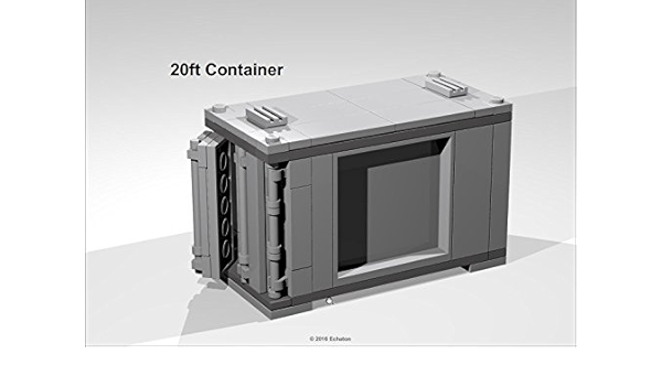 20ft Container For Standard Trolleys Lego Moc Instructions Lego Train Moc Plans Ebook Chaton E Kindle Store Amazon Com