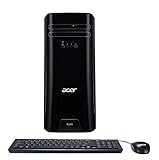 Acer Aspire Flagship Premium High Performance Business Desktop Tower PC, Intel Quad Core i3-7100 3.9GHz, 8GB DDR4, 1TB 7200RPM HDD, DVD-RW, WiFi, HDMI, USB Wired Mouse & Keyboard, Windows 10 Home