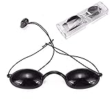 DIA Eyepatch Laser Light Protection Safety Goggles, IPL Beauty Clinic Patient, Black