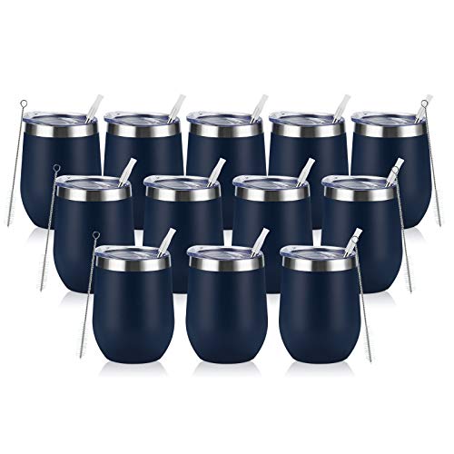 Photo 1 of 12 Pack Stainless Steel Wine Tumblers