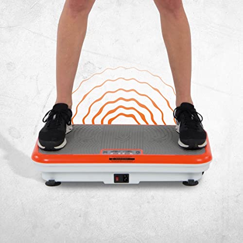 Mediashop Vibro Shaper - leistungsstarke Vibrationsplatte für Zuhause mit Griff - Vibrationsboard für Ganzkörper-Workout & Muskeltraining - Vibrationsgerät inkl. Fitnessbändern - Fitnessplattform thumbnail 3