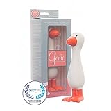 Gertie the Good Goose: Natural Rubber Baby + Infant Teething Toys, BPA Free Chew Toys for Babies + Soothe Babies Gums - Natural Alternative to Teething Tablets