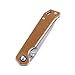 KIZER Knives Pocket Knife with Clip Brown G10 Handles Material EDC Folding Knife, Begleiter V4458A4