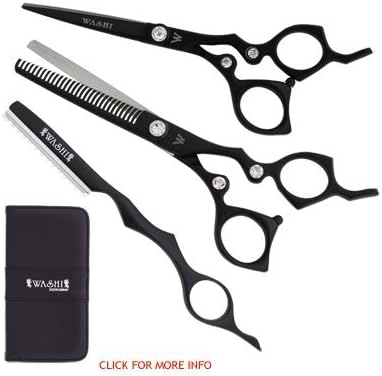 Washi shear thinner ZMK Black Diamond Ice Set with free scissor broach 5.5 or 6.0 inch