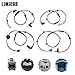 LIMICAR Set of 4 ABS Wheel Speed Sensor ALS346 ALS347 ALS348 ALS349 Compatible w/ 2004 2005 2006 2007 2008 Maxima 3.5L