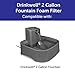 PetSafe Drinkwell Replacement Foam Filter, 2-Pack, Compatible with 2 Gallon Dog and Cat Water Fountain