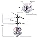 Kids Flying Ball Crystal Flashing LED Light Flying Ball RC Toy RC Infrared Induction Helicopter for Kids, Teenagers Colorful Flyings Toy for Boys and Girls Gift. (Colorful Light)