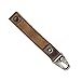 Hide & Drink, Rustic Leather Key Ring Holder, Handmade Includes 101 Year Warranty :: Bourbon Brown