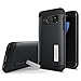 Spigen Slim Armor Galaxy S7 Edge Case with Kickstand and Air Cushion Technology and Hybrid Drop Protection for Samsung Galaxy S7 Edge 2016 - Metal Slate