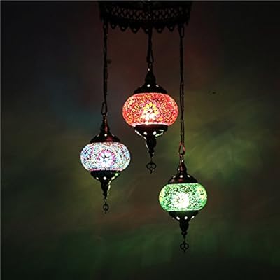 Turkey Ethnic Customs Handmade Mosaic Lamp Romantic Hotel Cafe Restaurant Bar Pendant Light Living Room Balcony Stairs Amazon Com Au Lighting