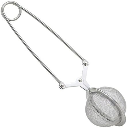 Mossun Tea Ball Infuser Spoon Tea Leaves Herb Mesh Ball Infuser Filter Squeeze Strainer