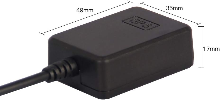 VSYSTO Motorcycle Dash Cam GPS, for VSYSTO Motorcycle Camera GPS only, Black - Image 3