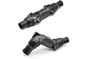 EZ SPARES Replacement for Universal Vacuum Cleaner,Multi-Angle Hose 1 1/4inch 32mm Adapter Vacuum Plastic Curved Handle Bent 