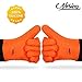 Nosiva Silicone Oven Mitts - Heat Resistant (Up to 446℉) Kitchen Gloves with Quilted Cotton Lining, Non-Slip Gloves for Cooking, Baking, Grilling