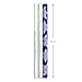 Hallmark Holiday Reversible Wrapping Paper, Blue and Silver Foil (Pack of 3, 60 sq. ft. ttl.)