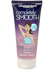 Completely Bare completely SMOOTH Moisturizing No-Bump Shave Gel with Aloe Vera & Jojoba Oil, Fresh Scent - Chamomile Extract, Hypoallergenic Formula 6.0 oz (Pack of 4)