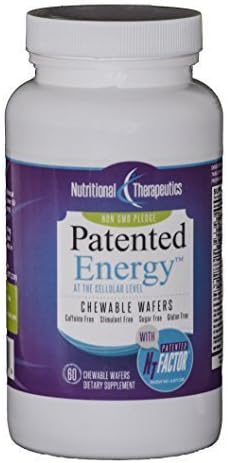 Patented Energy Chewable Wafers, 60 counts by Nutritional Therapeutics