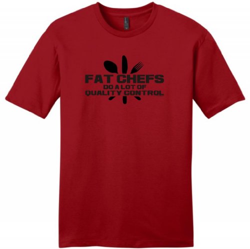 Fat Chefs Do a Lot of Quality Control Young Mens T-Shirt 3XL Classic Red