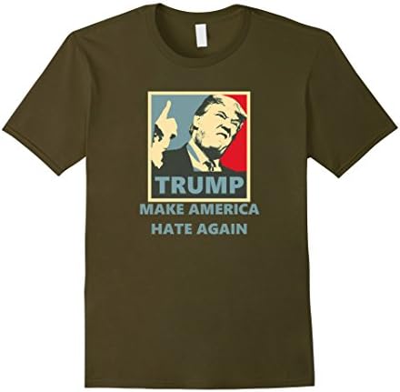 Men's Make America Hate again t-shirt XL Olive