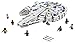 LEGO Star Wars Solo: A Star Wars Story Kessel Run Millennium Falcon 75212 Building Kit and Starship Model Set, Popular Building Toy and Gift for Kids (1414 Pieces) (Discontinued by Manufacturer)