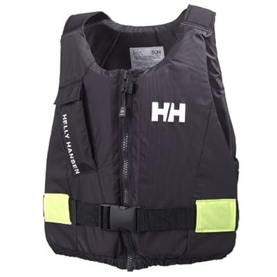 Unisex Helly Hansen Rider Vest, Ebenholz, 60/70 7 Schnorchelmasken 41R2rmvE4RL. SS400 Flach ausgeführte, komfortable Schwimmweste mit Reißverschluss vorne für jollenfahrten und andere Wasser Sportarten
Angenehm weicher Schaumstoff vorne für langanhaltenden Komfort, PE-Schaum auf der Rückseite für mehr Halt, Stabilität und Schutz
Praktischer Reißverschluss vorne für schnelles und einfaches An- und Ausziehen