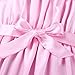ACSUSS Men Shiny Satin Frilly Crossdressing Night Dress Lingerie Sissy Nightwear Underwear Pink XX-Large