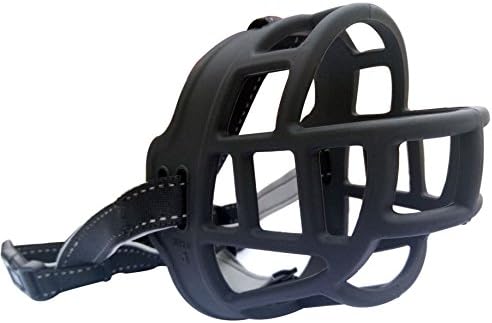 Silicone Basket Dog Muzzles, Breathable and Adjustable, Allows Drinking, Panting, and Eating