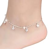 Doinshop 5 Bells Women Foot Jewelry Barefoot Chain Ankle Bracelet