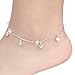 Doinshop 5 Bells Women Foot Jewelry Barefoot Chain Ankle Bracelet