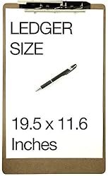 Trade Quest Ledger Size Clipboard Lever Hinge Clip