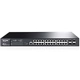 TP-Link 24-Port Gigabit Ethernet L2 Managed PoE+ Switch with 4-Combo SFP Slots (TL-SG3424P)