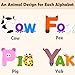 iPlay, iLearn Kids Wooden Peg Puzzles Play Set, Alphabet, ABC, Numbers 123, Knob Jigsaw Board, Magnetic Letters, Counting Learning Toy Gift for 3 4 5 Year Olds, Infants Toddlers Baby Girl Boy (Yellow)