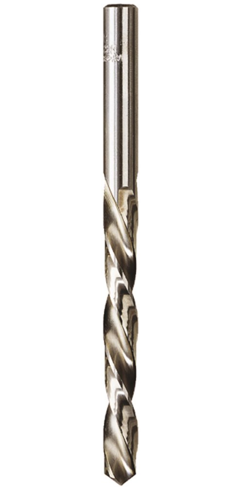 wolfcraft HSS Metal Drill Bit, ground I 7543010 I For drilling into hard materials